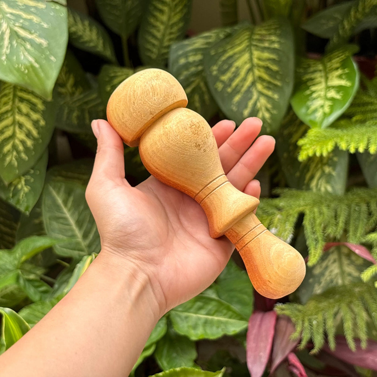 Wooden arbor massage tool