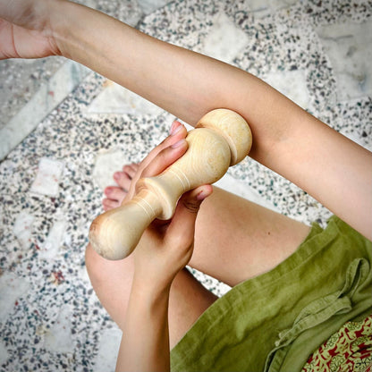 Wooden arbor massage tool