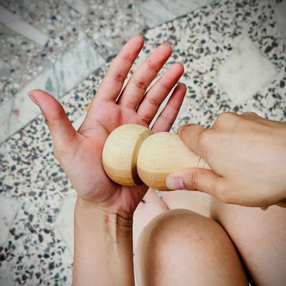 Wooden arbor massage tool