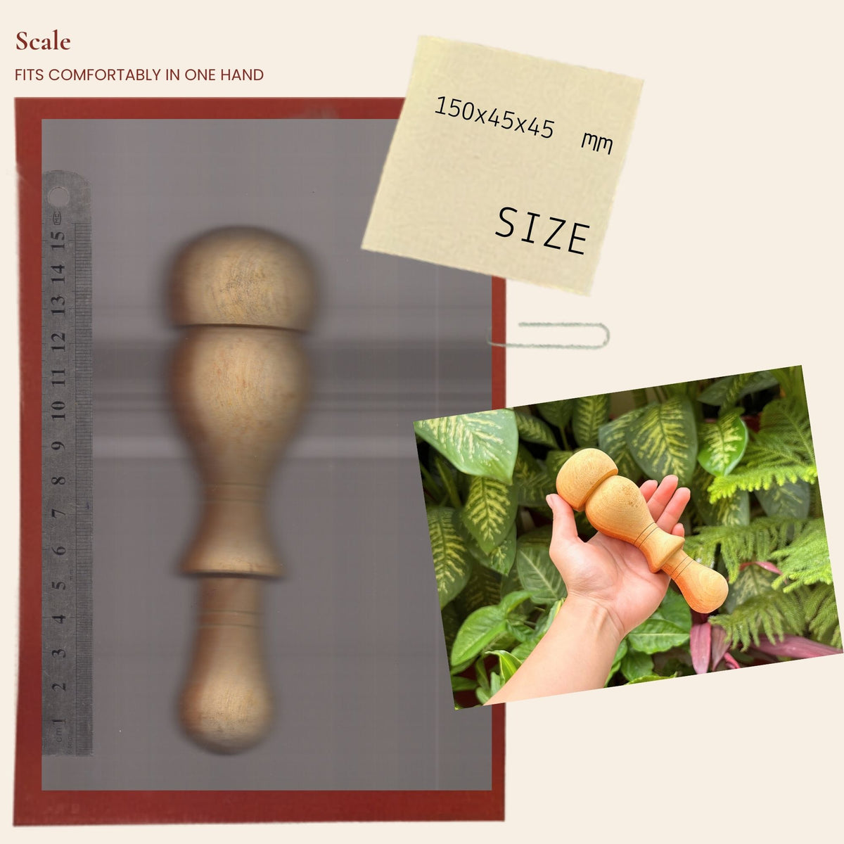 Wooden arbor massage tool