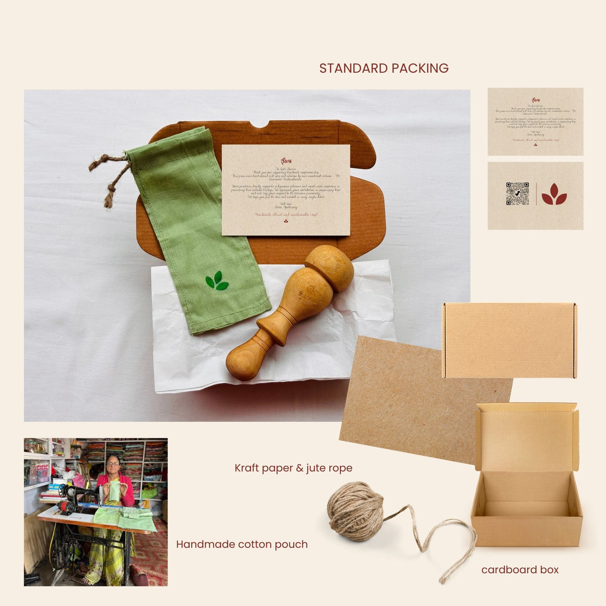 Wooden arbor massage tool