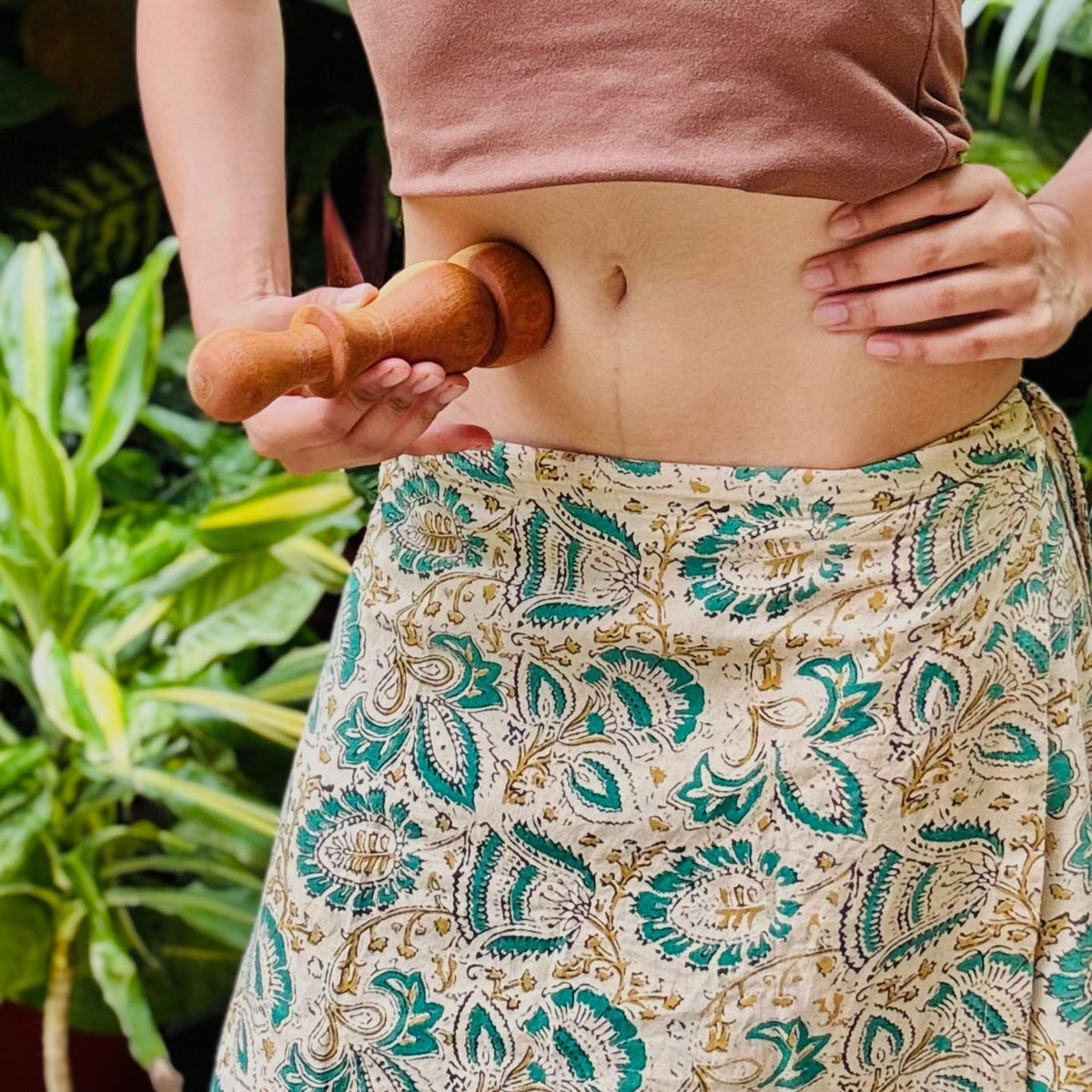 Wooden arbor massage tool