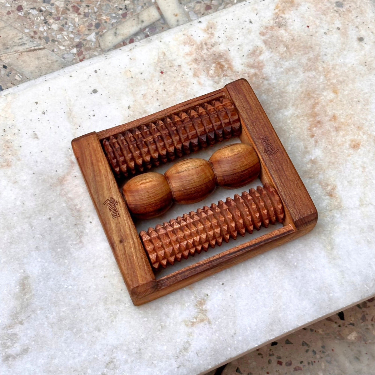 Wooden Feet Reflexology Roller
