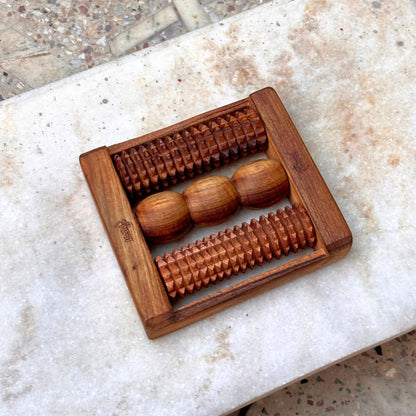Wooden Feet Reflexology Roller
