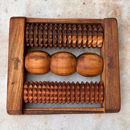 Wooden Feet Reflexology Roller