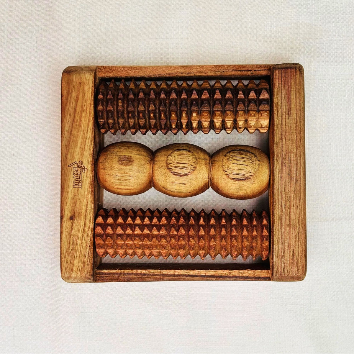 Wooden Feet Reflexology Roller
