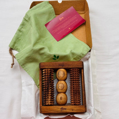 Wooden Feet Reflexology Roller