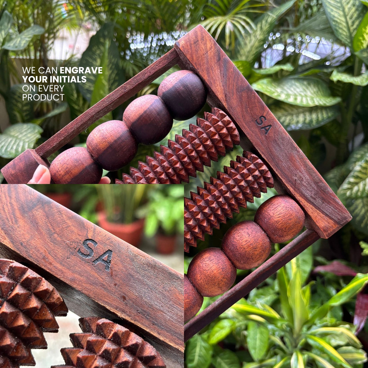 Wooden Foot Massager
