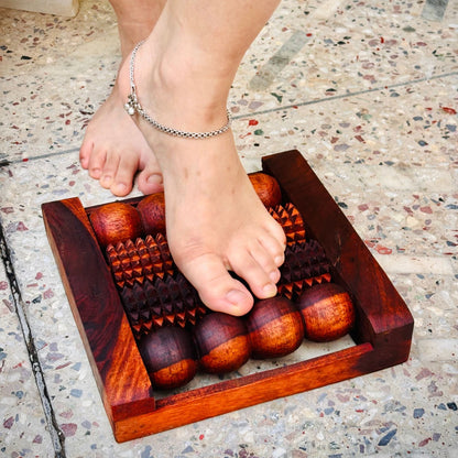 Wooden Foot Massager