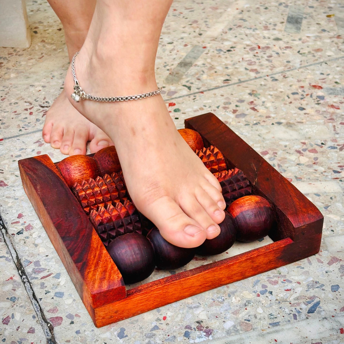 Wooden Foot Massager
