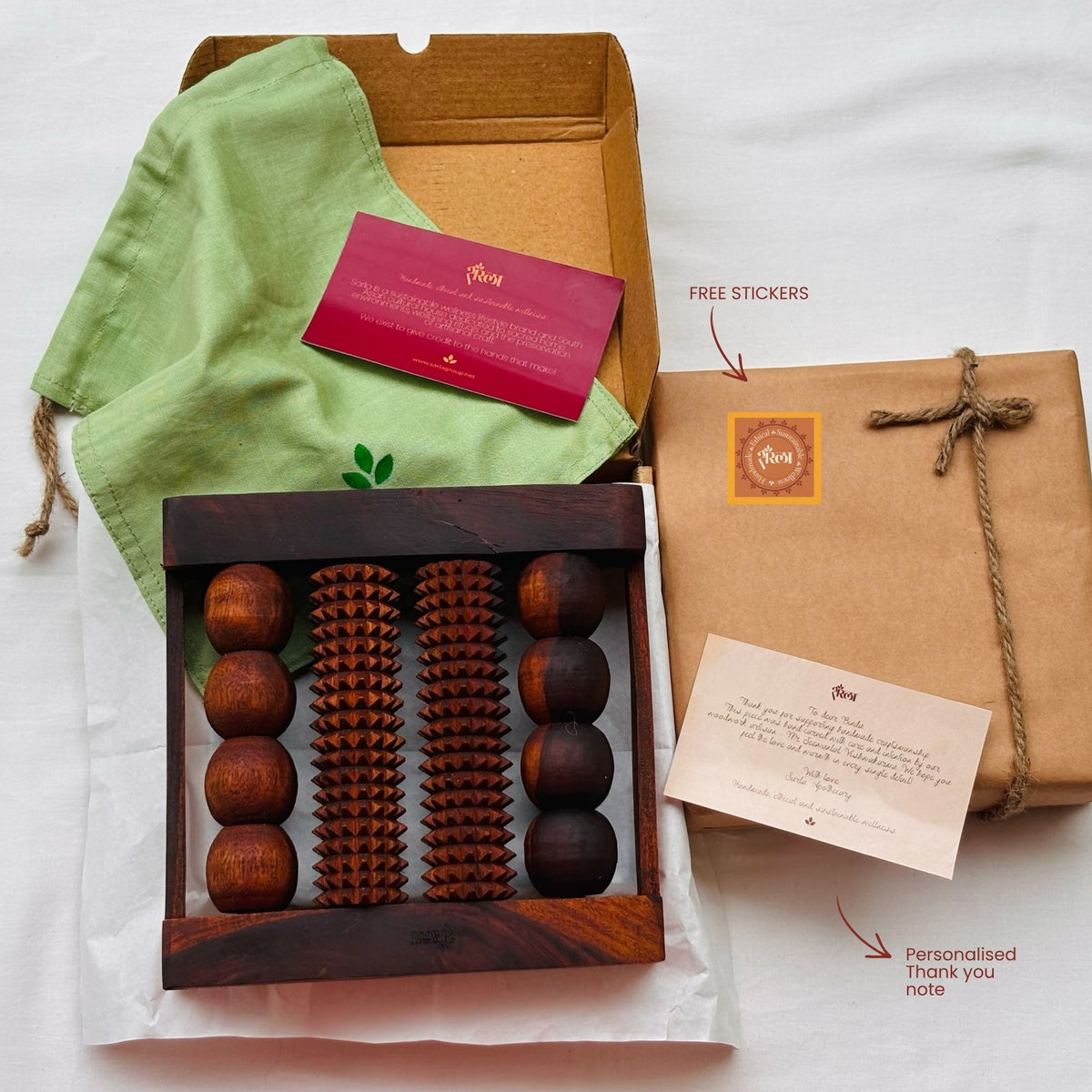 Wooden Foot Massager