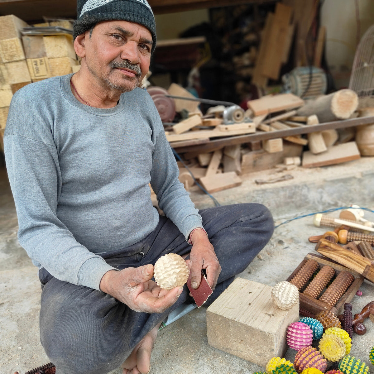 Wooden Reflexology Ball