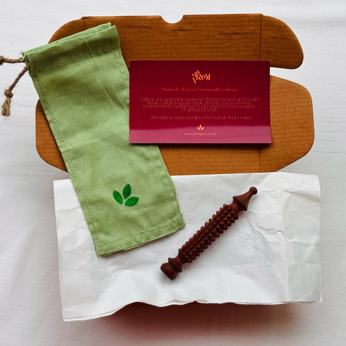 Wooden Facial Acupressure Tool