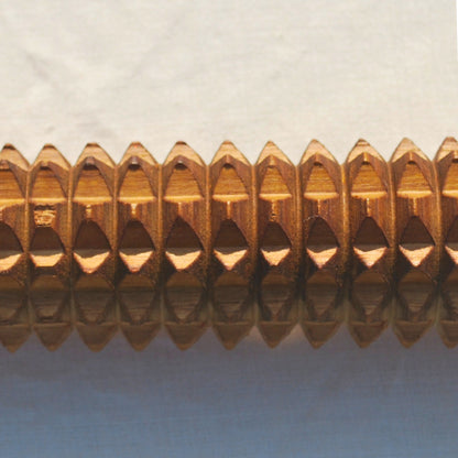 Wooden muscle recovery roller